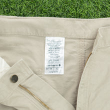 Load image into Gallery viewer, Carhartt Carpenter Workwear Canvas Beige Shorts - 40”