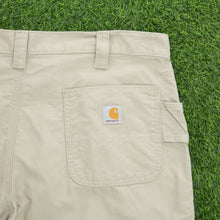 Load image into Gallery viewer, Carhartt Carpenter Workwear Canvas Beige Shorts - 40”