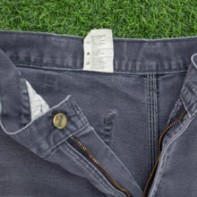 Load image into Gallery viewer, Carhartt Carpenter Workwear Medium Wash Denim Navy Jort Shorts - 33”