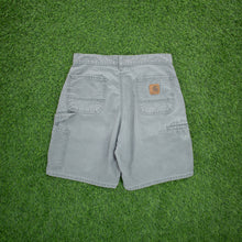 Load image into Gallery viewer, Carhartt Carpenter Workwear Canvas Grey Shorts - 30”
