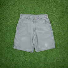Load image into Gallery viewer, Carhartt Carpenter Workwear Canvas Grey Shorts - 30”
