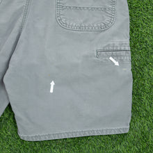 Load image into Gallery viewer, Carhartt Carpenter Workwear Canvas Grey Shorts - 30”