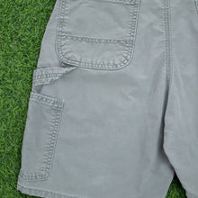 Load image into Gallery viewer, Carhartt Carpenter Workwear Canvas Grey Shorts - 30”