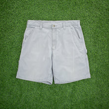 Load image into Gallery viewer, Carhartt Carpenter Workwear Canvas Light Grey Shorts - 36”