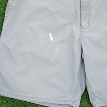 Load image into Gallery viewer, Carhartt Carpenter Workwear Canvas Light Grey Shorts - 36”