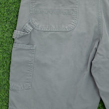 Load image into Gallery viewer, Carhartt Carpenter Workwear Canvas Grey Shorts - 36”