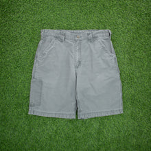 Load image into Gallery viewer, Carhartt Carpenter Workwear Canvas Grey Shorts - 34”
