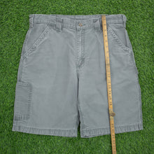 Load image into Gallery viewer, Carhartt Carpenter Workwear Canvas Grey Shorts - 34”