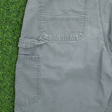 Load image into Gallery viewer, Carhartt Carpenter Workwear Canvas Grey Shorts - 34”