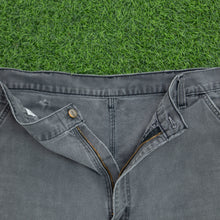 Load image into Gallery viewer, Carhartt Carpenter Workwear Medium Wash Denim Grey Jort Shorts - 40”