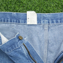 Load image into Gallery viewer, Carhartt Carpenter Workwear Medium Wash Denim Blue Jort Shorts - 38”