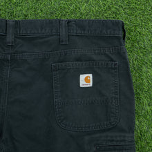 Load image into Gallery viewer, Carhartt Carpenter Workwear Canvas Black Shorts - 42”