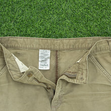 Load image into Gallery viewer, Carhartt Carpenter Workwear Khaki Green Shorts - 33”