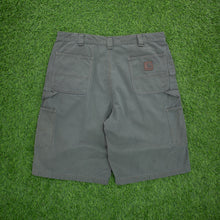 Load image into Gallery viewer, Carhartt Carpenter Workwear Canvas Grey Shorts - 40”