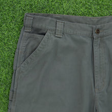 Load image into Gallery viewer, Carhartt Carpenter Workwear Canvas Grey Shorts - 40”