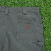 Load image into Gallery viewer, Carhartt Carpenter Workwear Canvas Grey Shorts - 40”