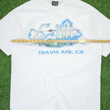 Load image into Gallery viewer, (1995) C-141 Travis AFB, CA Golden Bear US Air Force Military Plane Michael James SOFFE’S Choice Graphic T-Shirt - XL
