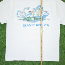 Load image into Gallery viewer, (1995) C-141 Travis AFB, CA Golden Bear US Air Force Military Plane Michael James SOFFE’S Choice Graphic T-Shirt - XL