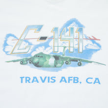 Load image into Gallery viewer, (1995) C-141 Travis AFB, CA Golden Bear US Air Force Military Plane Michael James SOFFE’S Choice Graphic T-Shirt - XL