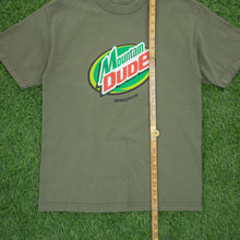 Load image into Gallery viewer, Mountain Dude Whistler Parody Beverage Logo Graphic T-Shirt - M