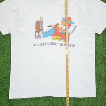 Load image into Gallery viewer, (1988) Mr Armchair Athlete Jim Benton Cartoon Joke Graphic Single Stitch T-Shirt - XL