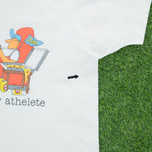 Load image into Gallery viewer, (1988) Mr Armchair Athlete Jim Benton Cartoon Joke Graphic Single Stitch T-Shirt - XL