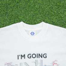 Load image into Gallery viewer, (1998) I’m Going Underground Official London Underground Regional Transport Railroads Map Graphic T-Shirt - L/XL