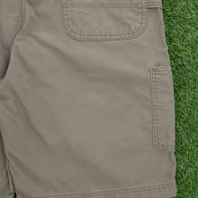 Load image into Gallery viewer, Carhartt Carpenter Workwear Canvas Khaki Green Shorts - 38”
