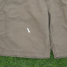 Load image into Gallery viewer, Carhartt Carpenter Workwear Canvas Khaki Green Shorts - 38”