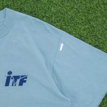 Load image into Gallery viewer, (1998) ITF Men’s Circuit International Tennis Federation Logo Double Sided Graphic Deadstock JERZEES T-Shirt - XL