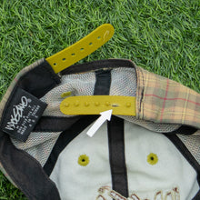 Load image into Gallery viewer, Mossimo Cursive Embroidered Plaid Wool Blend Twill Two Tone 6-Panel Snapback Cap - One Size
