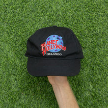 Load image into Gallery viewer, Planet Hollywood Orlando Embroidered Souvenir 6-Panel Snapback Cap - One Size