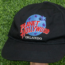 Load image into Gallery viewer, Planet Hollywood Orlando Embroidered Souvenir 6-Panel Snapback Cap - One Size