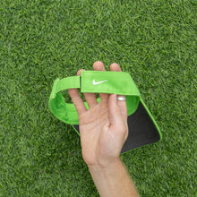 Load image into Gallery viewer, 2008 Nike Golf Swoosh Spell Out Embroidered Two Tone Green Visor Cap - One Size (S/M)