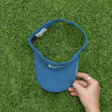 Load image into Gallery viewer, 2008 Nike Golf Swoosh Spell Out Embroidered Two Tone Blue Visor Cap - One Size (S/M)