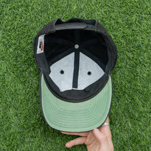 Load image into Gallery viewer, 1998 Nike Swoosh Embroidered Black Two Tone 6-Panel Cap - One Size