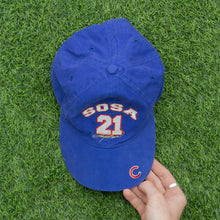 Load image into Gallery viewer, Chicago Cubs Sammy Sosa 21 Super Star Drew Pearson MLB Two Tone 6-Panel Baseball Cap - One Size