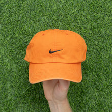 Load image into Gallery viewer, 2000 Nike Small Centre Swoosh Embroidered Orange 6-Panel Cap - One Size
