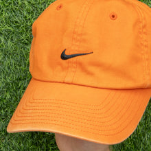 Load image into Gallery viewer, 2000 Nike Small Centre Swoosh Embroidered Orange 6-Panel Cap - One Size