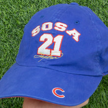 Load image into Gallery viewer, Chicago Cubs Sammy Sosa 21 Super Star Drew Pearson MLB Two Tone 6-Panel Baseball Cap - One Size