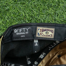 Load image into Gallery viewer, 2008 Boston Celtics NBA Finals Champions 17th Title Commemorative New Era Hardwood Classics 9Fifty Collectible Two Tone 6-Panel Snapback Cap - One Size