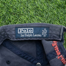 Load image into Gallery viewer, Polo Ralph Lauren Spell Out Embroidered Distressed Faded 6-Panel Baseball Cap - One Size
