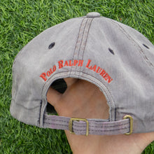 Load image into Gallery viewer, Polo Ralph Lauren Spell Out Embroidered Distressed Faded 6-Panel Baseball Cap - One Size