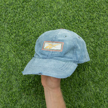 Load image into Gallery viewer, Reebok Large Box Logo Spell Out Embroidered Distressed Corduroy 6-Panel Cap - One Size