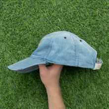 Load image into Gallery viewer, Reebok Large Box Logo Spell Out Embroidered Distressed Corduroy 6-Panel Cap - One Size