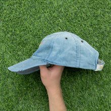 Load image into Gallery viewer, Reebok Large Box Logo Spell Out Embroidered Distressed Corduroy 6-Panel Cap - One Size