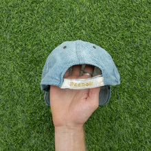 Load image into Gallery viewer, Reebok Large Box Logo Spell Out Embroidered Distressed Corduroy 6-Panel Cap - One Size
