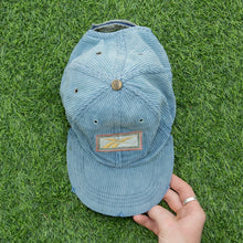 Load image into Gallery viewer, Reebok Large Box Logo Spell Out Embroidered Distressed Corduroy 6-Panel Cap - One Size