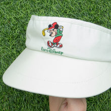 Load image into Gallery viewer, Euro Disney Mickey Mouse Golf Embroidered Two Tone Visor Cap - One Size