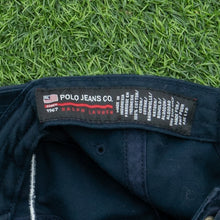 Load image into Gallery viewer, Polo Jeans Company Ralph Lauren Spell Out Embroidered Debossed 6-Panel Cap - One Size